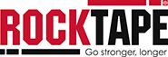 A logo of the company rocktape.